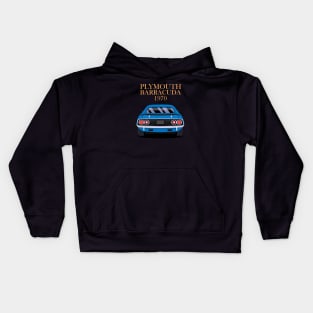 American Muscle Cars Barracuda Kids Hoodie